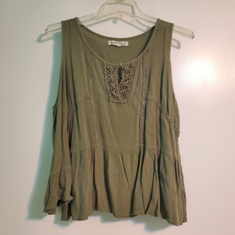 Green Off-the-shoulder Long Sleeve